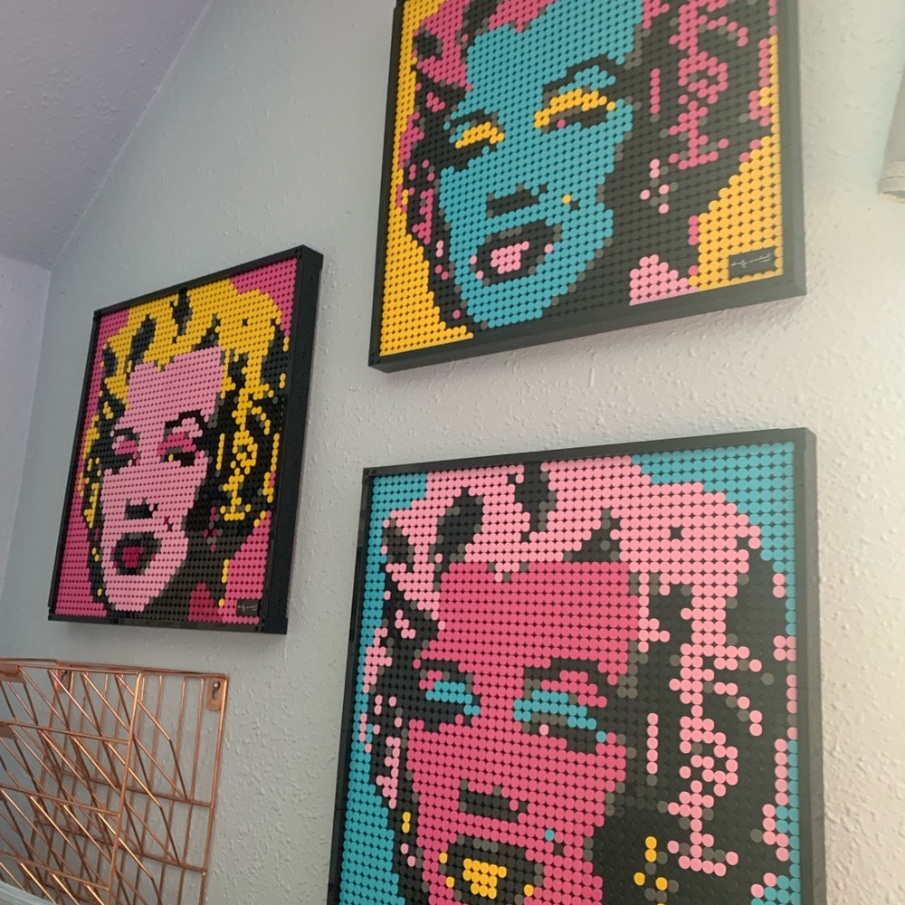 Lego “Marilyn Monroe” Wall Art *RETIRED SET* Listing is for 1 set